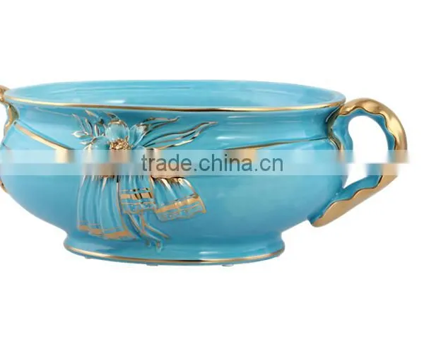 Living room coffee table fruit bowl ornaments creative large luxury utility dried fruit plate Alice