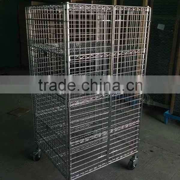 Chrome Movable Wire Mesh Security Cage photo-6