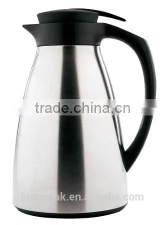 1 Quart Stainless steel double wall vacuum Thermal coffee Pot/ Carafe/Coffee jug