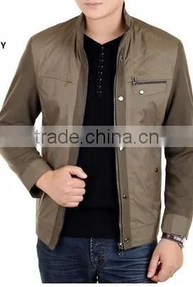 2015 Spring and Autumn Jacket Mens Summer Thin Size Collar Middle-aged Men's Casual Jacket photo-3