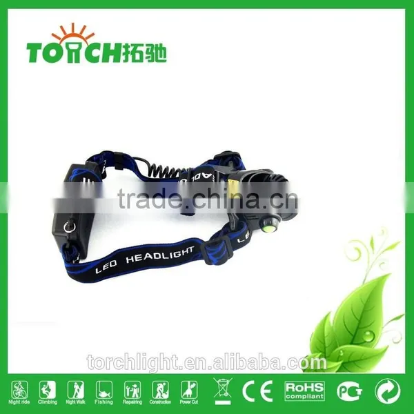 Super Bright Headlight Rechargeable 2000 Lumens XM-L T6 LED Headlamp Zoomable Adjustable Focus Head Light Lamp photo-2