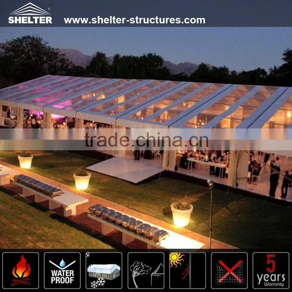 Transparent Marquee Party Wedding Tent for 1000 People Banquet With Round Tables photo-5