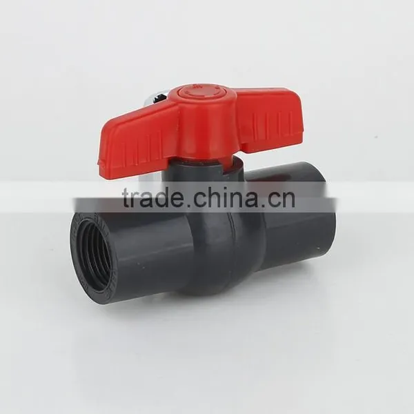 GLD Water Shut Off PVC 2" x 2" Slip Ends Two Way Full Ports Plastic Ball Valve Plumbing Supply Waste Treatment Irrigation photo-2