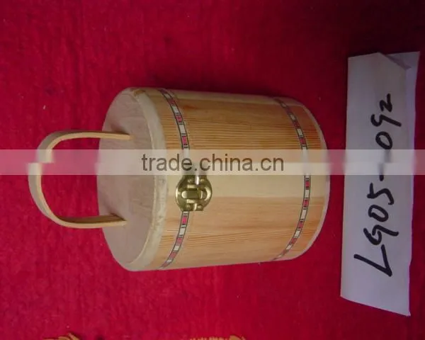 Buckets Coolers Holders Wooden Barrel Wooden Cask Wooden Bucket Ice Wood Bucket photo-5