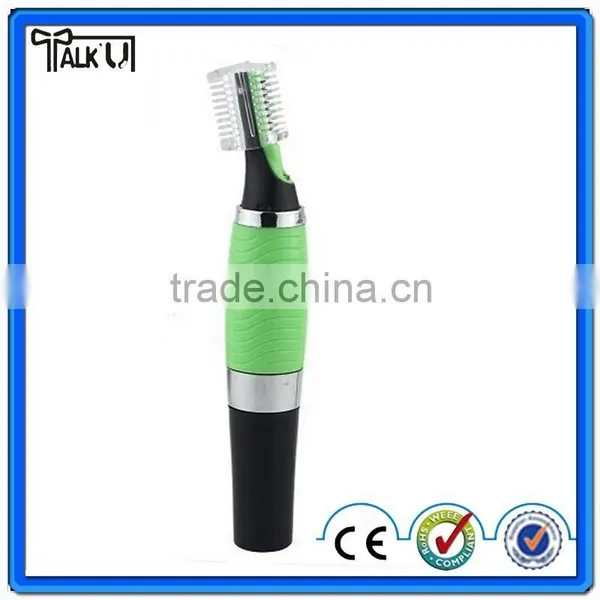 Multifuction 2 in 1 Pocket Size Travel Nose Hair Trimmer, Personal Care Stainless Steel Blade Ear and Facial Hair Trimmer photo-5