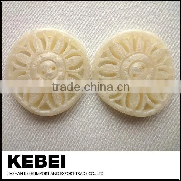 High Quality Many Holes Button,smiling Face Resin Button photo-2