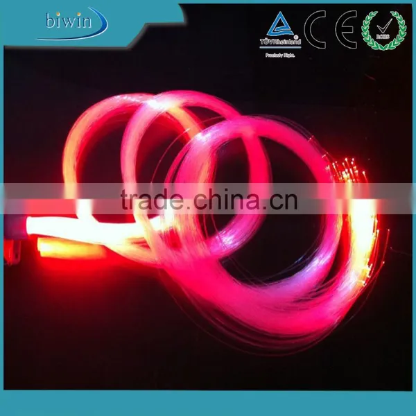 0.25mm-3mm Lighting Decoration PMMA End Glow Fiber Optic photo-3