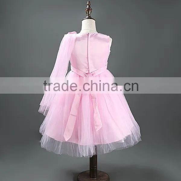 Wholesale Lace Applique Tutu Dress Chiffon Princess Dresses for Girls of 6 Years Old TR-WS37 photo-2