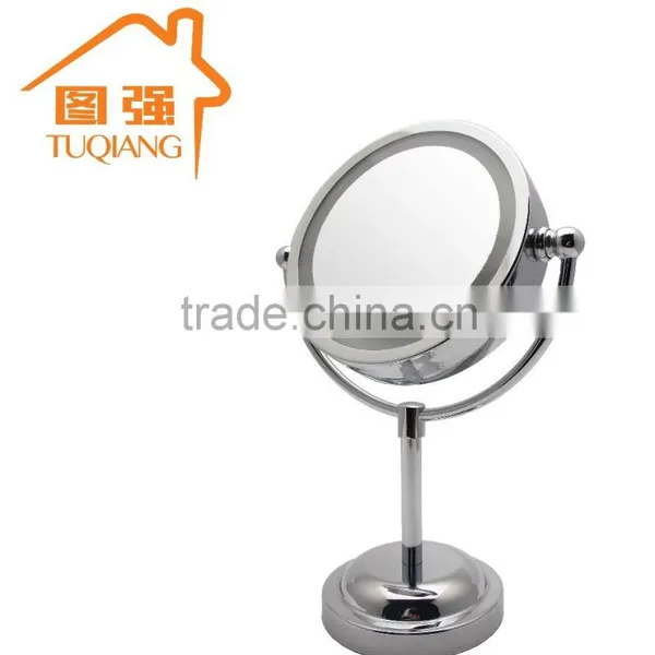 Two Sides Round LED Glass Shaving Mirror photo-3
