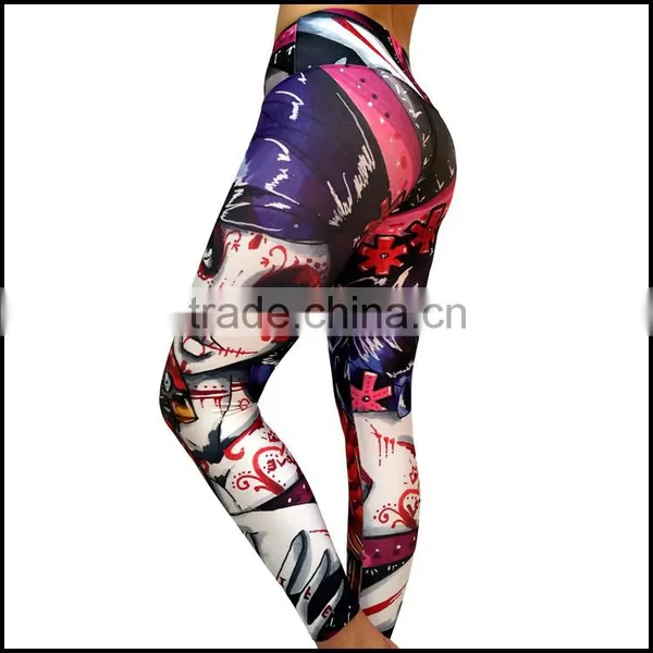 The Lastest New Design Printed Stretch Pants and Yoga Pants Printed With Low Prices photo-3