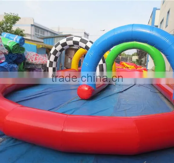 Lanqu Inflatable Race Kart Zorb Ball Track Race Track photo-6