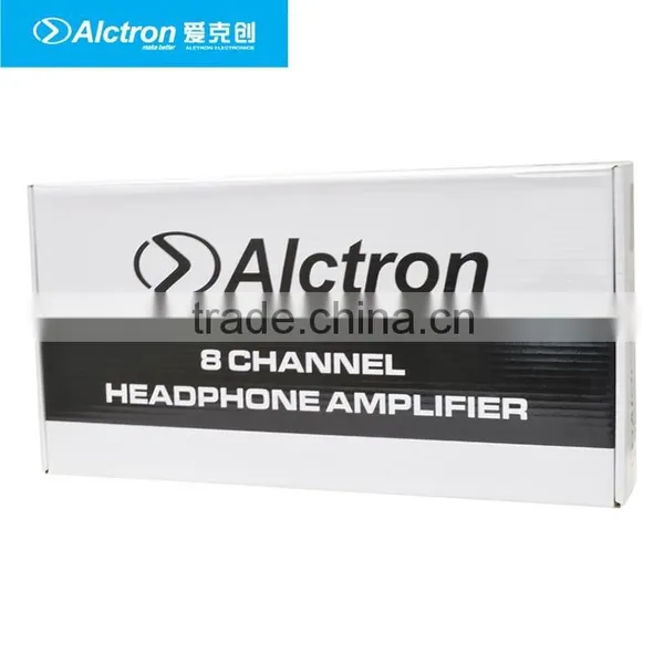 Alctron H8 Professional High-power 8 Channel Headphone Preamplifier, Headphone Amplifier,Ultra-Versatile Headphone Amplifier photo-6