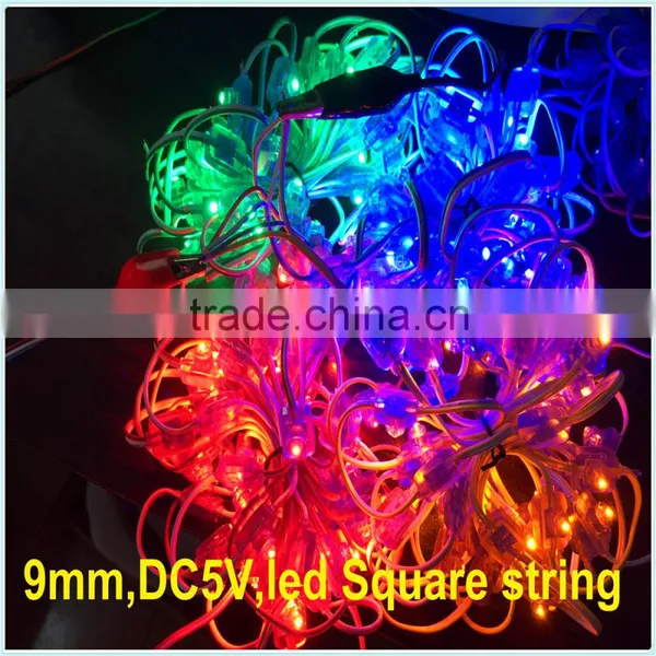Christmas Holiday Name and 5V Voltage Battery Powered Led Square String Light photo-4