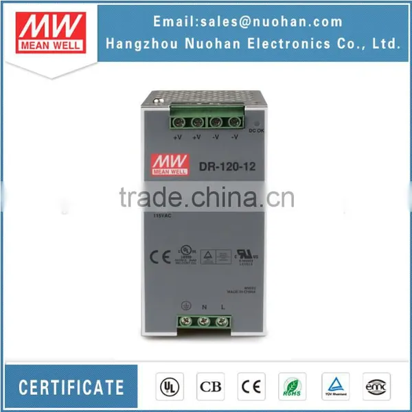 CE EMC Approved Meanwell Dr-120-12 Industrial Din Rail 120w 12v 10a Power Supply photo-2