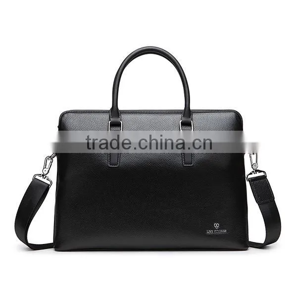 New Arrival Fashion Men Leather Handbag Used Waterproof Leather Briefcase