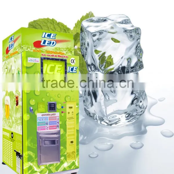 Energy Saving Convenient Multifunction Self-Service Ice Vending Machine For Bagged Ice Or Bulk Ice photo-2