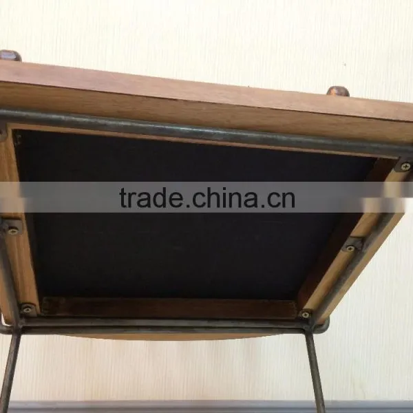 2015 New Design Modern Metal and Wood Arm Fast Food Restaurant Chairs and Tables photo-6