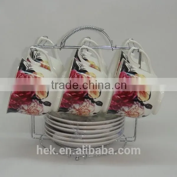 Hot Selling Elegant Colored Cup and Saucer photo-6