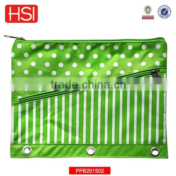 Factory Wholesale Polyester 3 Ring Binder Pencil Pouch for Girl Quality Choice photo-3
