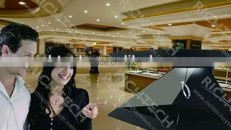 Attract Your Customers RICHTECH Three Sides View Hologram Showcase photo-2
