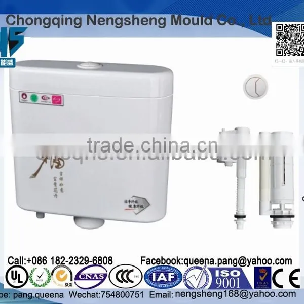 Factory Direct Sale Water Tank Dual Flush Energy Water Saving Plastic Toilet Cistern for Squat Pan photo-2