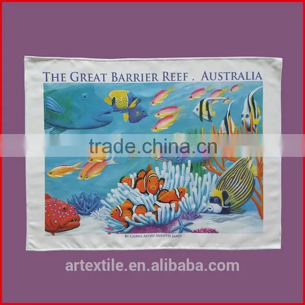 Sublimation Animal Printing Microfibre Tea Towels photo-2