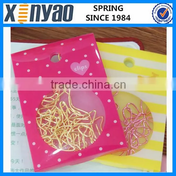 Hight Quality Promotional Gifts Custom Logo Metal Gold Dog Shape Paper Clips photo-2