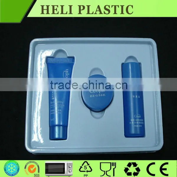 White Color Disposable Plastic Make-up Product Tray Manufacturer