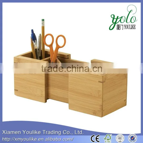 Lipper International Bamboo Expandable Pencil Holder