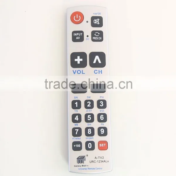 Gmatrix Best Big Button Universal TV Remote Controller A-TV2