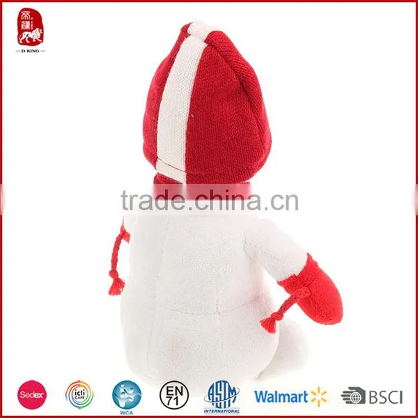 Wholesale Custom Plush Toys Lovely Christmas Snowman to Send Their Children photo-3