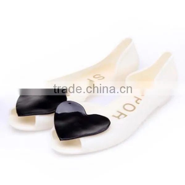 Free Shipping Summer Beach Jelly Sandal Heart Gladiator Sandals Women Fish Toe Woman Flat Crystal Flip-flop Sandals photo-4