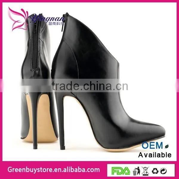 2015 High Quality Europen Style Women High Heel Boots For Autumn Winter Personality Short Boots photo-3