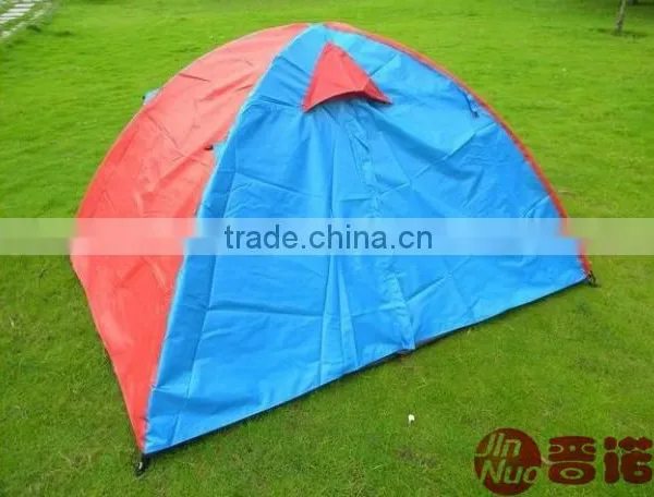 2 Person Double Layer Polyester Fabric Camping Tent photo-6