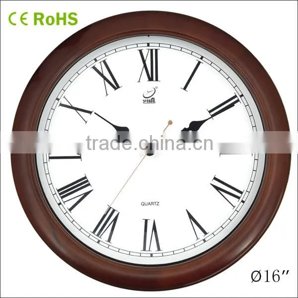 Large Wooden Wall Clock Digital Wall Clock Wooden Round Clock Decorative Wall Clock