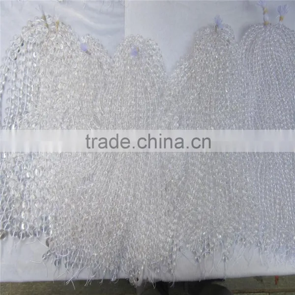 Handmade Clear White Crystal Round Beads Necklace for Sale photo-4