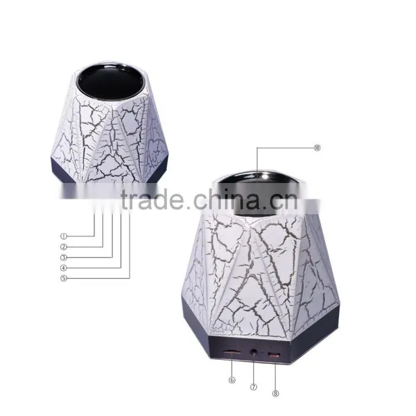 2016 Shenzhen Wholesale New Bluetooth Speaker With Led Light Speaker photo-6