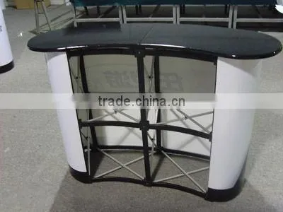 Portable Display Table With 2*2 Pop Up, Trade Show Booth Counter photo-3