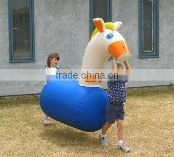 7.5mWx9mLx3mH Fun Derby Inflatable Pony Hops Race Track Outdoor Inflatable Race Games photo-4