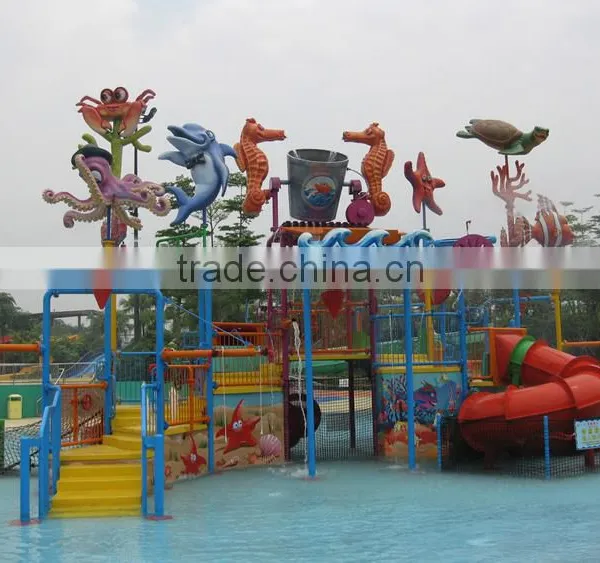 Interactive Familiy Aqua House Water Park Ride Amusement Equipment for Sale photo-3