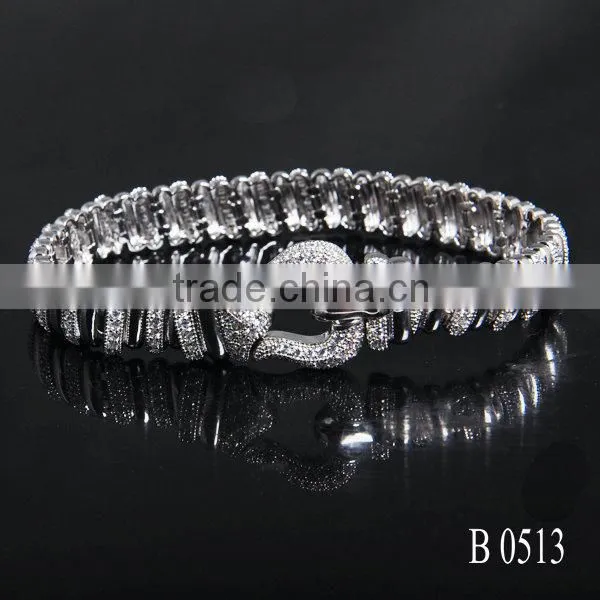 Hot Selling Tennis Bracelet Gold Plated Custom Bracelet photo-3