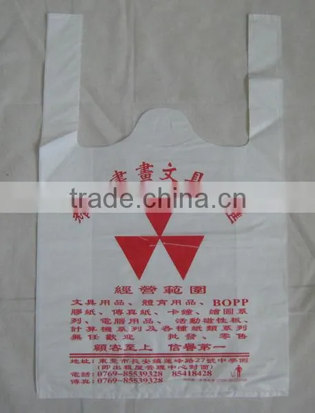 Custom Printed Wholesale Reusable Shopping Bags T-shirt Bag photo-2