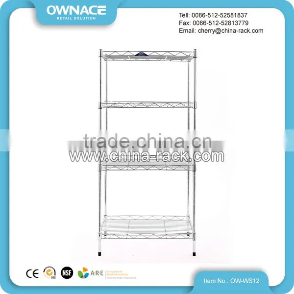 Household Kitchen Chrome Metal Wire Shelving photo-2
