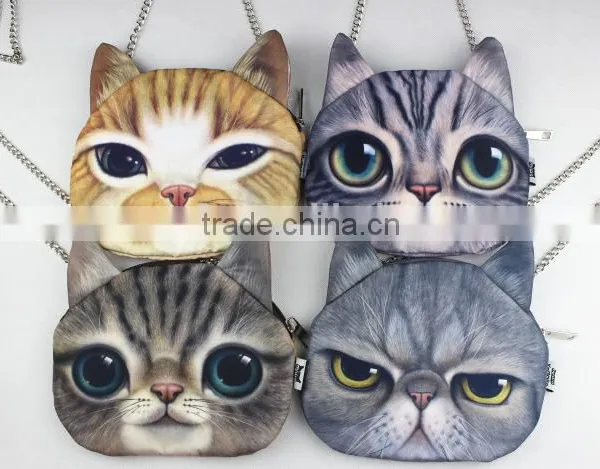Aimigou Cute Cat Dog Face Purse/cat Face Handbags /cat Face Pillows Wholesale photo-4