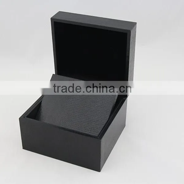 Luxury Custom Made Wooden Cufflink Box With Outer Box photo-2