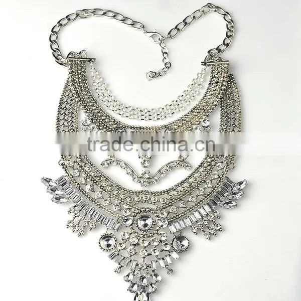 Trendy Vintage Anti Gold Sivler Plated Necklaces 2015 photo-5