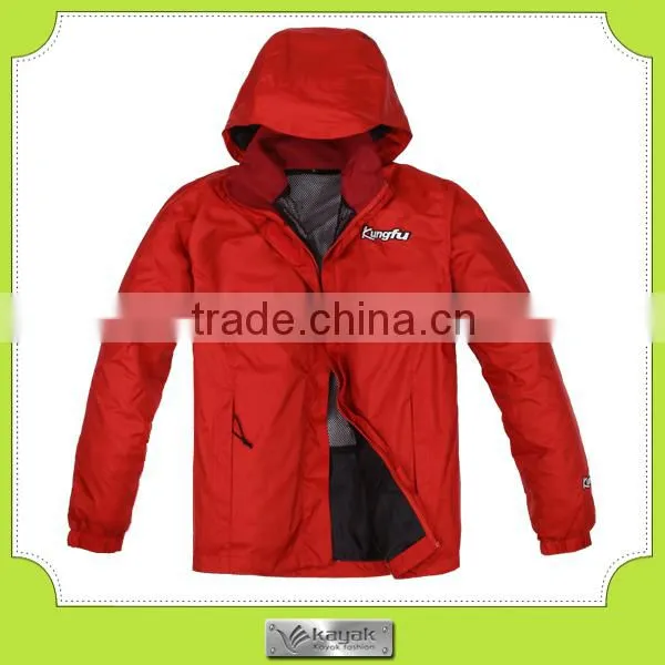 Customized Rain Jacket Nylon Water Proof Design Hood Jacket photo-3