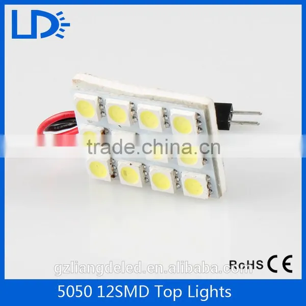 Super Bright High Quality T10 BA9S DC 12v 5050 12smd Bus Reading Light photo-5