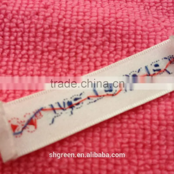 Hot Cut Fabric End Folding Main Woven Labels for Garment photo-5