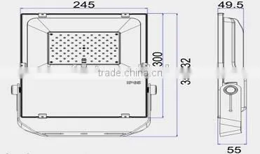 ISO 14001 150W Led Flood Light With Yellow Light at Low Price photo-2
